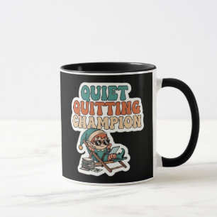Stiller Kündigungs-Elf Lustiger Büro-Humor Kaffeeb Tasse
