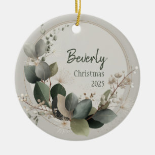 Stiller Luxus personalisierter Weihnachtsschmuck