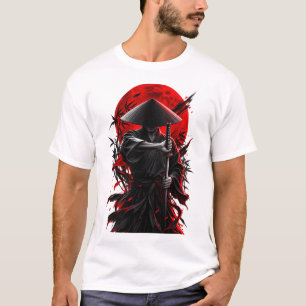 Stiller Ronin — Crimson Moon Samurai T-Shirt