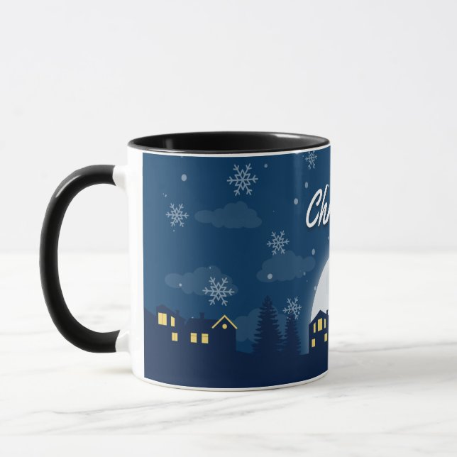Stiller Schneefall Tasse (Links)