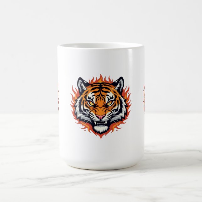 Stiller Tiger – Präzision und Kraft Kaffeetasse (Mittel)