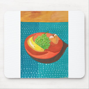 Stilles Leben - Früchte auf der Platte Mousepad