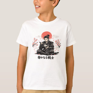 Stilles Samurai-Mahl T-Shirt