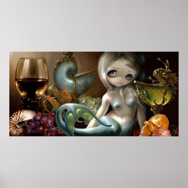 Stilleven II: Zeemeermin ART PRINT Meerjungfrau su Poster (Vorne)