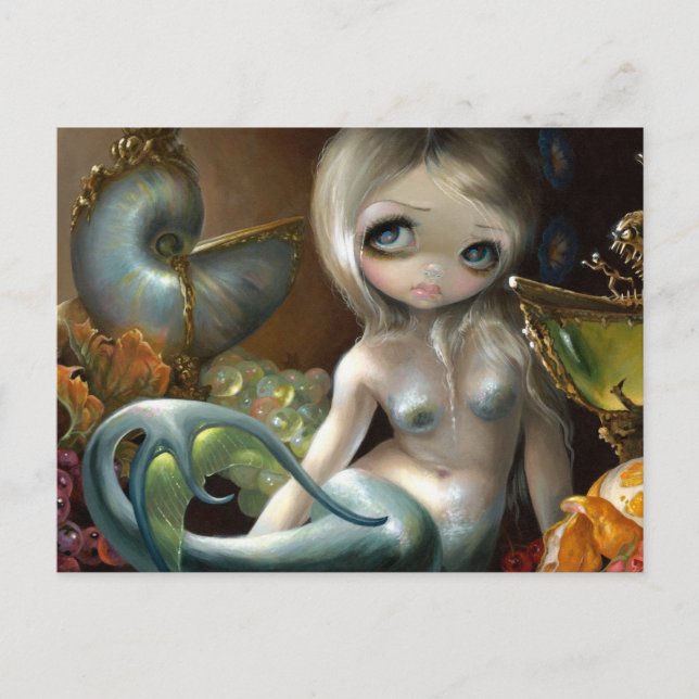 "Stilleven II:  Zeemeermin" Postkarte (Vorderseite)