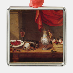 Stillleben, 1653 ornament aus metall