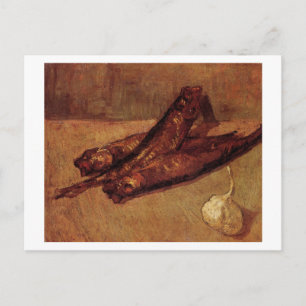 Stillleben Bloaters und Knoblauch, Van Gogh Fine A Postkarte