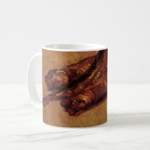 Stillleben Bloaters und Knoblauch von Vincent van  Kaffeetasse