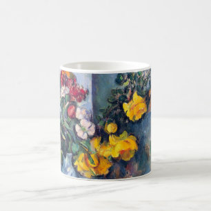Stillleben Blume in einer Vase von Paul Cezanne Kaffeetasse