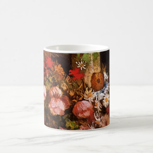 Stillleben Blume in einer Vase von Vincent van Gog Kaffeetasse (Mittel)