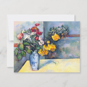 Stillleben Blumen in einer Vase von Paul Cezanne