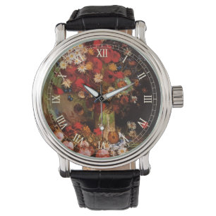 Stillleben Blumen in einer Vase von Vincent van Go Armbanduhr