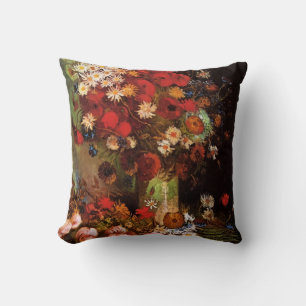 Stillleben Blumen in einer Vase von Vincent van Go Kissen