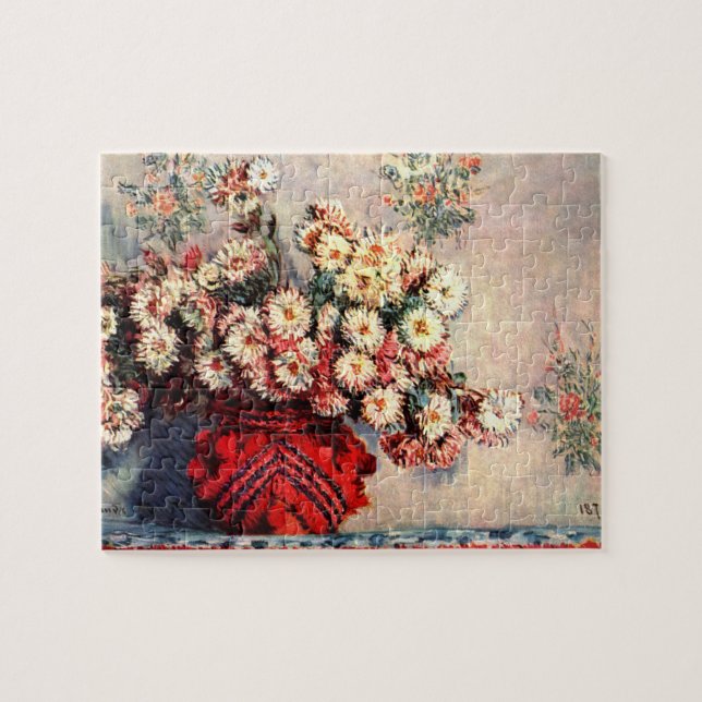 Stillleben Chrysanthemen von Claude Monet (Horizontal)