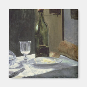 Stillleben Claude Monets mit Flaschen Magnet