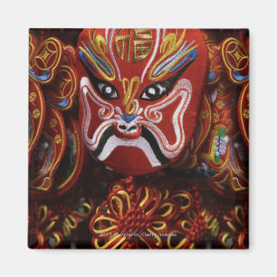 Stillleben der chinesischen Maskendekoration Magnet