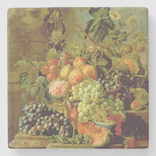 Stillleben der Frucht Steinuntersetzer