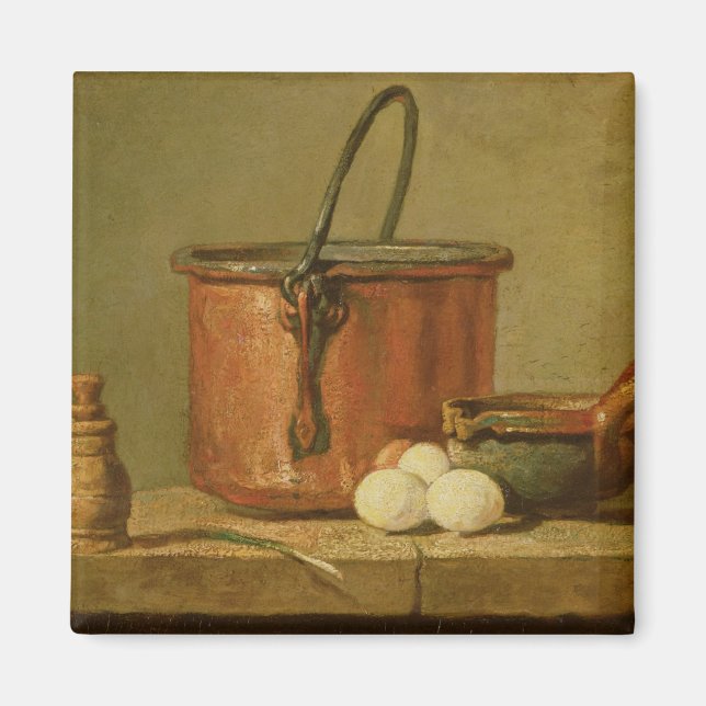 Stillleben der Küchenherde, Cauldron Magnet (Vorne)