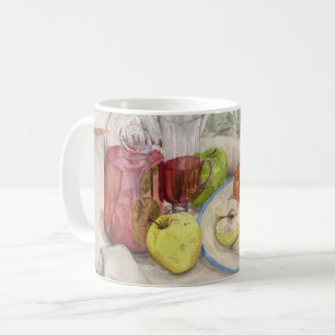 Stillleben der Obst- und Weinmalerei Kaffeetasse