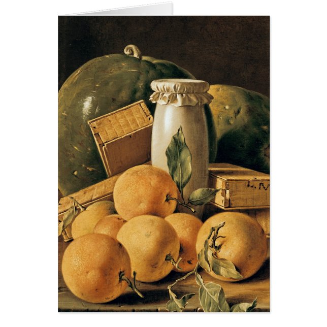 Stillleben der Orangen, Wassermelone (Vorne)
