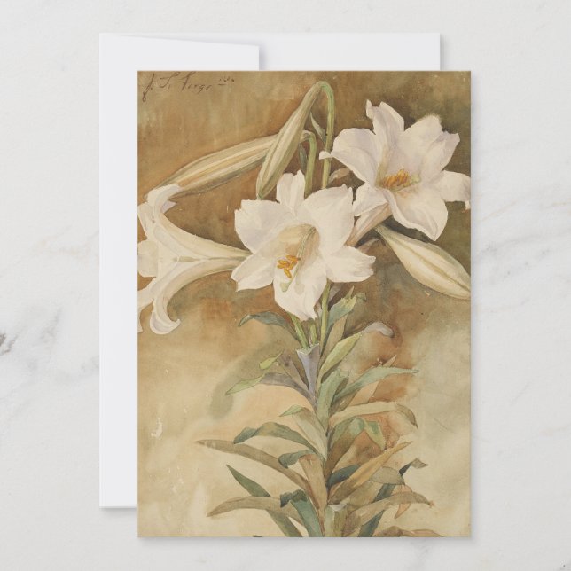 Stillleben der Osterlilien | John La Farge (Vorderseite)
