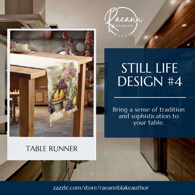 Stillleben Design Table Runner Kurzer Tischläufer (Von Creator hochgeladen)