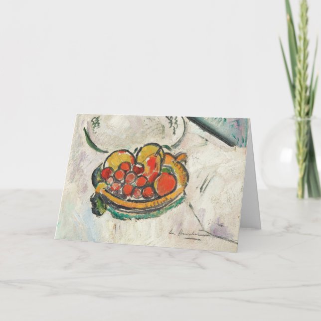 Stillleben Früchte | George Leslie Hunter Karte (Vorderseite)