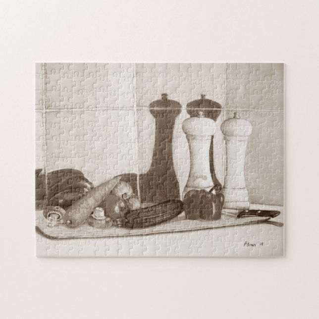 Stillleben Gemälde auf der Tafel (Horizontal)