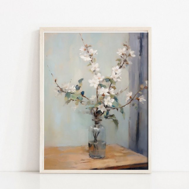 Stillleben-Gemälde Blumen Vase, Vintage Küchen-D Poster (Von Creator hochgeladen)