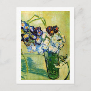 Stillleben Glas Nelken Van Gogh Fine Art Postkarte