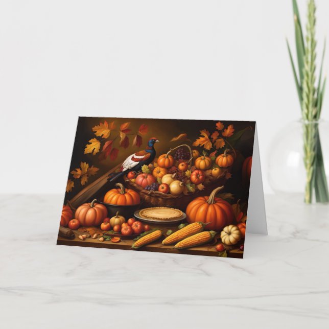 Stillleben im Herbst Karte (Vorderseite)