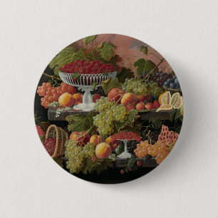 Stillleben-Kunstknopf Button
