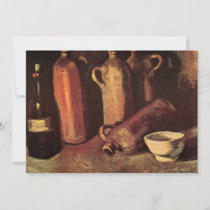Stillleben mit 4 Steinkrügen von Vincent van Gogh