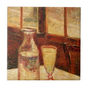 Stillleben mit Absinth von Vincent van Gogh Fliese