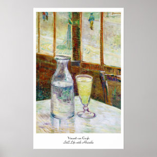 Stillleben mit Absinthe Vincent van Gogh Farbe Poster