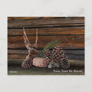 Stillleben mit Adler Postkarte