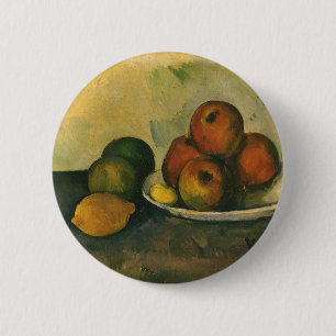 Stillleben mit Äpfeln von Paul Cezanne Button