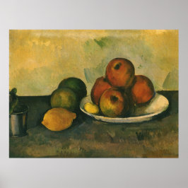 Stillleben mit Äpfeln von Paul Cezanne Poster