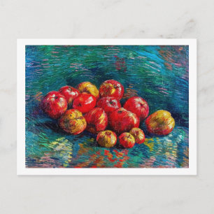 Stillleben mit Äpfeln von Vincent Van Gogh Postkarte