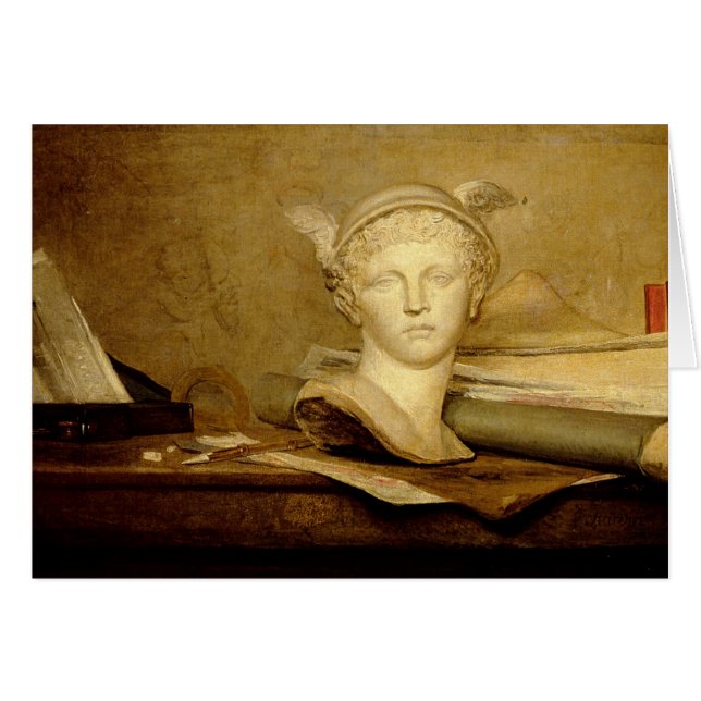 Stillleben mit Attributen der Künste, 1765-66 (Vorderseite (Horizontal))