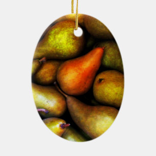 Stillleben mit Birnen Keramikornament
