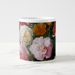 Stillleben mit Blume in einer Glasvase Jumbo-Tasse