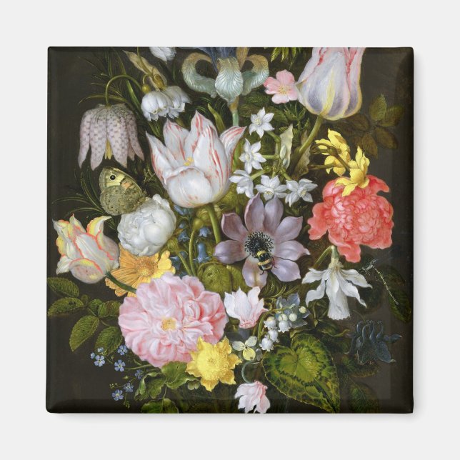 Stillleben mit Blume Magnet (Vorne)