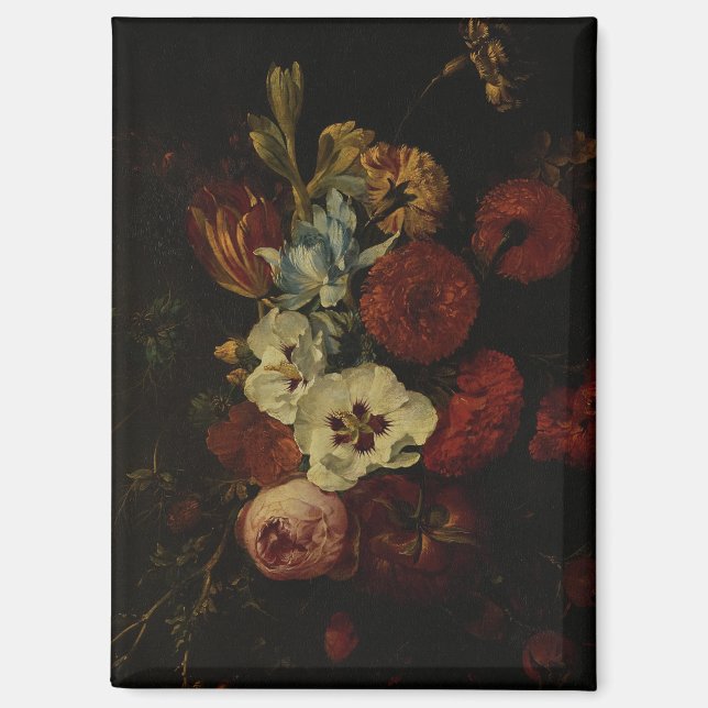 Stillleben mit Blume Magnet (Vorderseite)