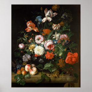 Stillleben mit Blume Poster