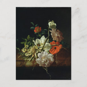 Stillleben mit Blume Postkarte