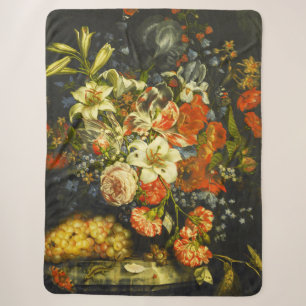 Stillleben mit Blume und Obst Sherpadecke