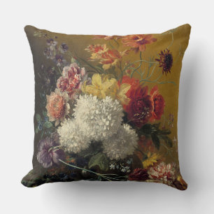 Stillleben mit Blume von Johannes van Os Kissen