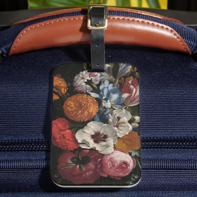 Stillleben mit Bouquet von Blume | Johan Johnsen Gepäckanhänger (Vorderseite Insitu 2)