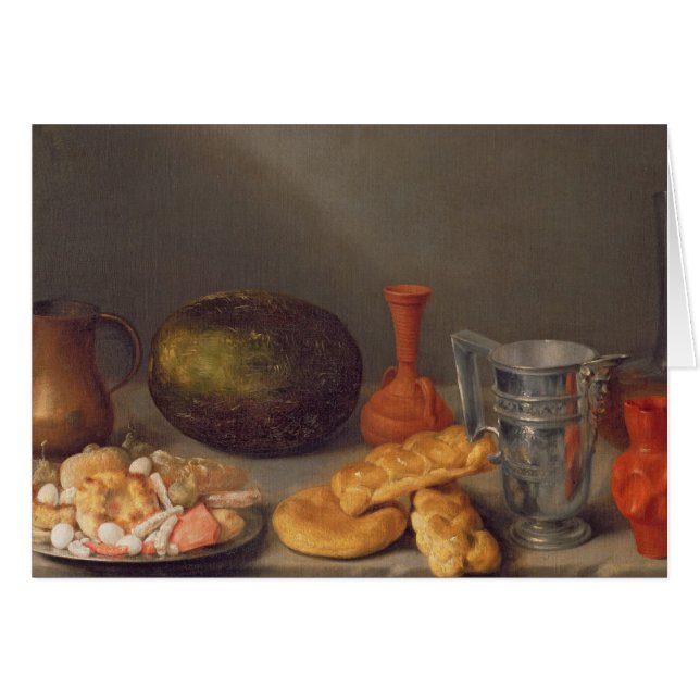 Stillleben mit Brot, 1648 (Vorderseite (Horizontal))